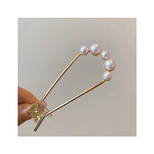 Haarnadel Haarnadel Chinesische alte Hinterkopf-Form Haarspangen für Mädchen, Haar-Accessoires, Haarspangen, Hosta-Haarspange (01) von GFHTRELY