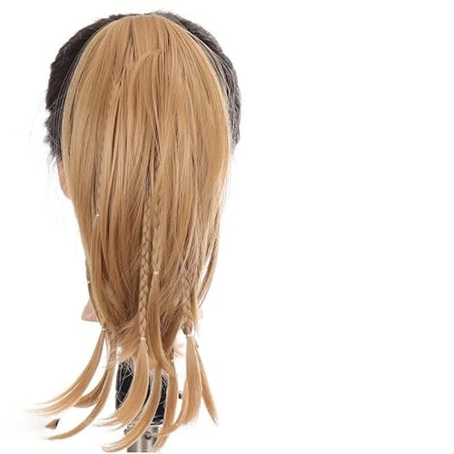 Hair Brötchen Synthetische Kurze Welle Große Klaue Clip Pferdeschwanz Haarverlängerung Perücke Knoten Pferdeschwanz Damen Haar Zubehör Brötchen(SW185-27) von GFHTRELY