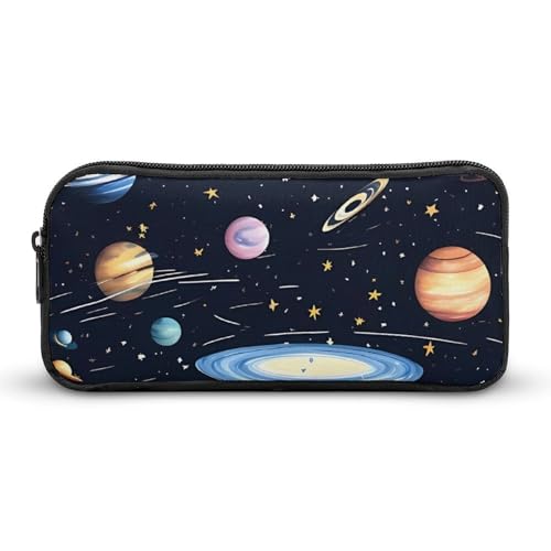 GFLFMXZW Federmäppchen mit breiter Öffnung, großes Fassungsvermögen, Federmäppchen, ästhetische Stifttasche, Reißverschluss, Kosmetiktasche, tragbare Münztasche für Büro-Organizer, Stil:, 22*12*5cm, von GFLFMXZW