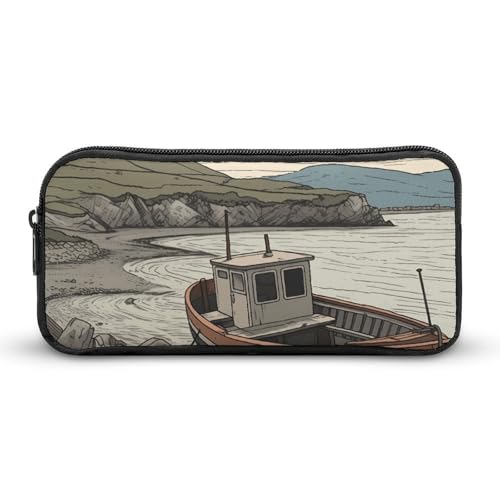 GFLFMXZW Federmäppchen mit breiter Öffnung, großes Fassungsvermögen, Federmäppchen, ästhetische Stifttasche, Reißverschluss, Kosmetiktasche, tragbare Münztasche für Büro-Organizer, Stil:, 22*12*5cm, von GFLFMXZW