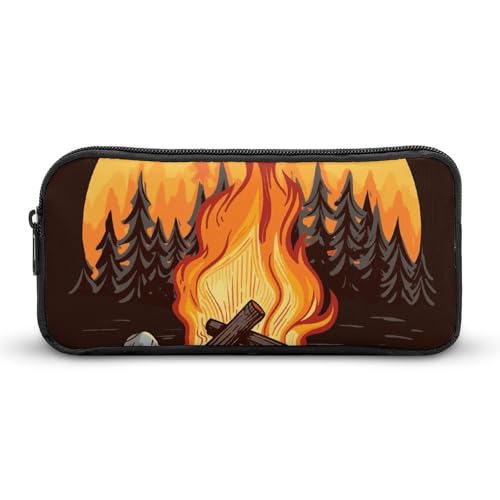 GFLFMXZW Federmäppchen mit breiter Öffnung, großes Fassungsvermögen, Federtasche, ästhetische Stifttasche, Reißverschluss, Kosmetiktasche, tragbare Münztasche für Büro-Organizer, Stil:, 22*12*5cm, von GFLFMXZW