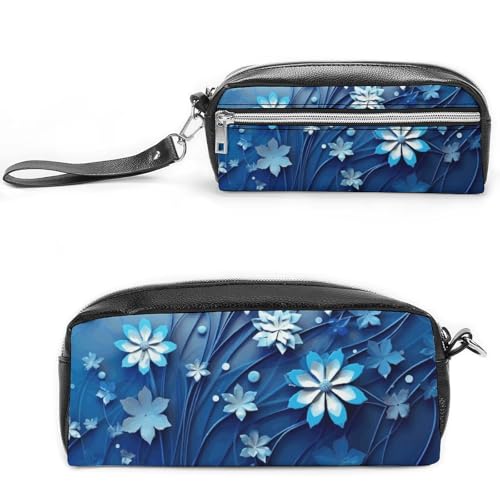 GFLFMXZW Make-up-Tasche, Reise-Kosmetiktasche für Damen, blaue Mini-Blumen-Wirbel-Make-up-Tasche für Geldbörse, großer Make-up-Organizer, blauer Mini-Blumen-Wirbel, 20 x 10 x 5,5 cm, Kosmetiktasche, GFLFMXZW Make-up-Tasche, Reise-Kosmetiktasche für Damen, blaue Mini-Blumen-Wirbel-Make-up-Tasche für Geldbörse, großer Make-up-Organizer, blauer Mini-Blumen-Wirbel, 20 x 10 x 5,5 cm, Kosmetiktasche, von GFLFMXZW