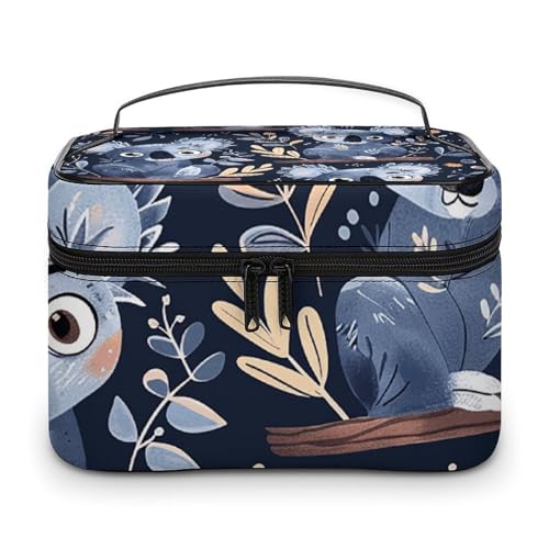 GFLFMXZW Make-up-Tasche, Reise-Kosmetiktasche für Damen, mit Koala-Muster, Make-up-Tasche für Geldbörse, großer Make-up-Organizer, Empfangstasche, mit Koala-Muster, 25 x 18 x 15 cm, Kosmetiktasche, von GFLFMXZW