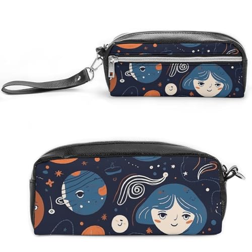 GFLFMXZW Make-up-Tasche, Reise-Kosmetiktasche für Damen, verschiedene Planeten, Make-up-Tasche für Geldbörse, großer Make-up-Organizer, verschiedene Planeten, 20 x 10 x 5,5 cm, Kosmetiktasche, von GFLFMXZW