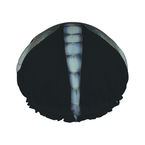 Libellen-Duschhaube, wiederverwendbar, doppellagig, Badekappe, wasserdichte Haarkappe mit elastischem Band, Badehut, Spa, Salon, Duschhut für Damen und Herren Libellen-Duschhaube, wiederverwendbar, doppellagig, Badekappe, wasserdichte Haarkappe mit elastischem Band, Badehut, Spa, Salon, Duschhut für Damen und Herren von GFLFMXZW
