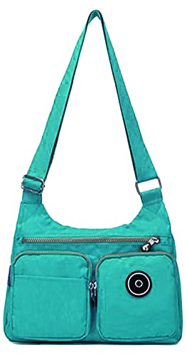 GFM® Damen NCB-10 Umhängetasche aus Nylon, wasserdicht, S1-3121-hltl-light Teal von GFM