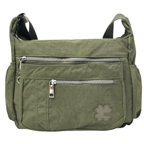 GFM® Damen Nylon Umhängetasche - S1-olivgrün- (NCB-1503-JTN) von GFM