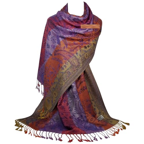 GFM® Schal im Pashmina-Stil mit Paisleymuster (MSC-B), Msc2-Ghnrgli, mehrfarbig, 42 von GFM