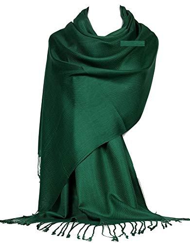 GFM® Schal im Pashmina-Stil, für alle Jahreszeiten, weich, B9, B9-ghr-dunkelgrün, 42 von GFM