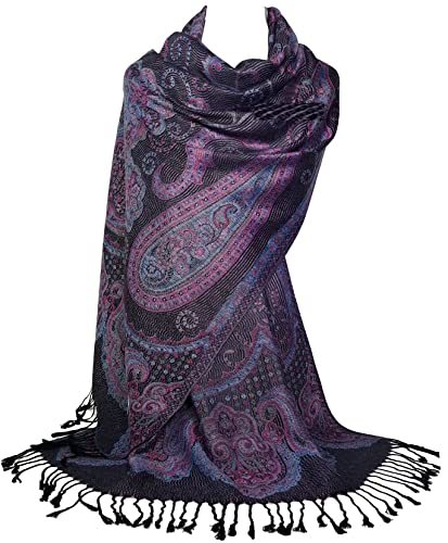 GFM® Schal im Pashmina-Stil mit Paisleymuster (MSC-B), Msc3-c01, L von GFM