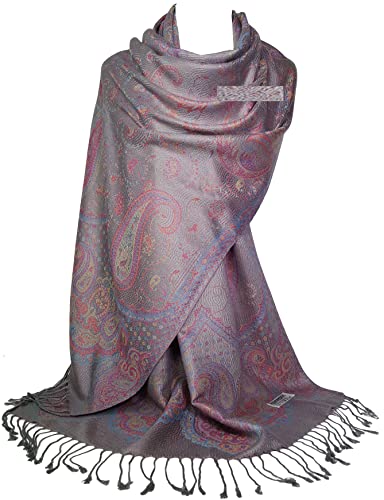 GFM® Schal im Pashmina-Stil mit Paisleymuster (MSC-B), Msc3-c02, L von GFM