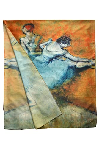 GFM® Seidenmischung Malkunst basierter Schal (VSLK-Degas Dancers at the Barre) von GFM
