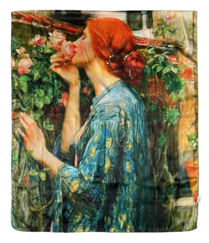 GFM® Sommerschal aus Seidenmischgewebe-(VSLK-Waterhouse-Soul Of Rose) (FS-VSLK-SC-7451-A) von GFM