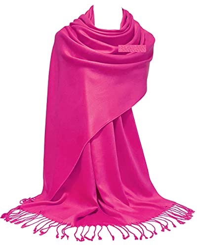 GFM Glatte glänzende Oberfläche im Pashmina-Stil (L9), L9-crsglb-pink, One size von GFM