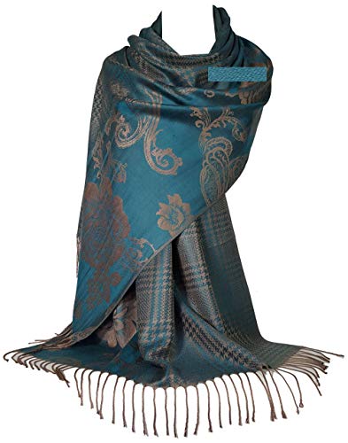 GFM Pashmina-Schal mit Blumenmuster (FRL3) (2023-5-TLKEK) von GFM