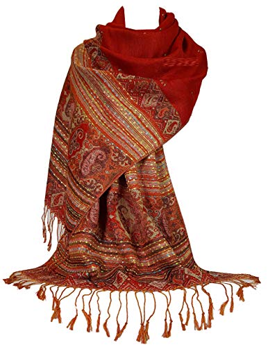 GFM Schal im Pashmina-Stil S8-bepsh-vll-Rot von GFM