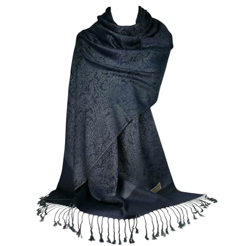 GFM Wickelschal, Pashmina-Stil, florales Paisley-Muster (P093-mdngtnl) von GFM