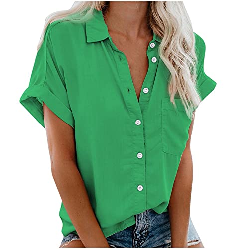 Bluse Glitzer Damen Tshirt Kurzarm t Shirt Oversize Damen Tshirt top Sleeveless y2k Fashion kog Winterjacke t-Shirt Teenager mädchen Crinkle Shirt Damen luftige Bluse Damen von GFPGNDFHG