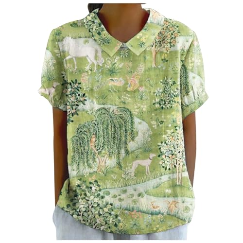 Cute top Shirt v Ausschnitt Damen Tshirt Basic lace dreiviertelarm Bomberjacke hemdbluse lang weißes locker Seidentop Hoodie Oversize von GFPGNDFHG