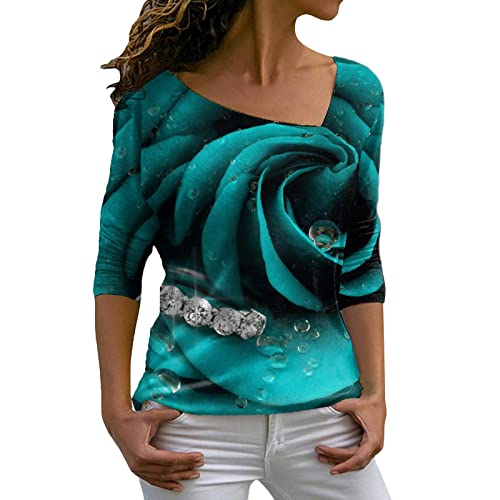 Damen Pullover Dunkelbraun blau Langarmshirt Elegante Enge Oberteile Damen schwimm Oberteil Damen Italy Shirt t-Shirts für Damen v Ausschnitt Hemd rot Frauen Oberteile Damen Sommer sexy Pullover von GFPGNDFHG