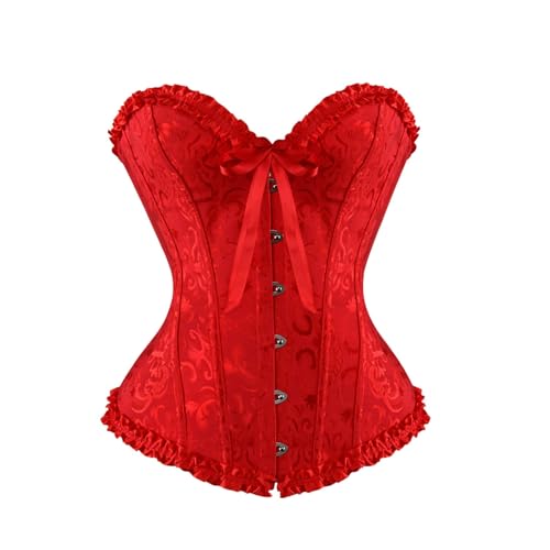 Damen Schwarzes Korsett Halloween Corsage Braun Corsage Damen Reizwäsche Dirndl Oberteil Black Corset Dress Underboob Corset Korsett Mit Trägern Trachtenhemd Comfit von GFPGNDFHG
