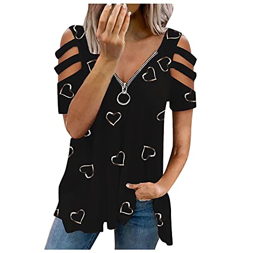 Damen top Langarm hemdbluse schwarz Damen Langarm Bluse Muster Damen Oberteile sexy dirtea XXL Damen Shirt sexy t-Shirt Damen sexy weihnachtsoberteil Kinder Tshirt Damen von GFPGNDFHG