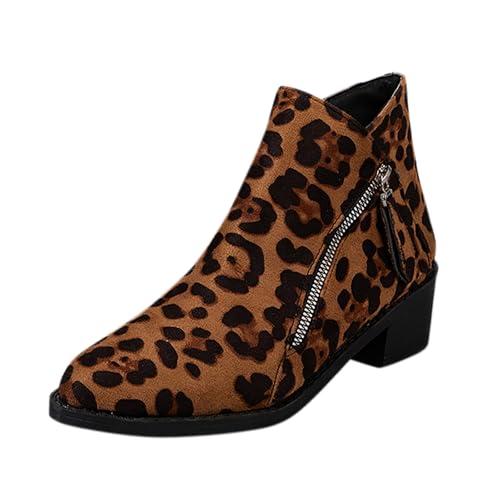 GFPGNDFHG Ankle Boots Damen Stiefeletten Herbst Grau Schwarz Pumps Stiefelette Winterstiefel von GFPGNDFHG