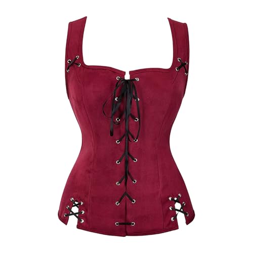 GFPGNDFHG Damen Korsett Weiß Unterbrust Gelbes Halloween Top Corset Lila Corsage Schwarz Dirndl Bluse BH Mit Bügel Set von GFPGNDFHG
