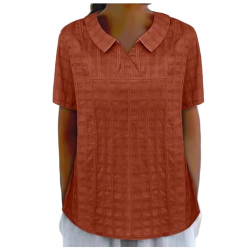 GFPGNDFHG Damen Sommer Blouson Jacke Fledermaus Shirt Sommerpulli Basic Bluse Key Largo Oberteil figurschmeichelnde Oberteile Pullover 132liwakaffee #2 XXL VAusschnitt Langarm Leinen von GFPGNDFHG