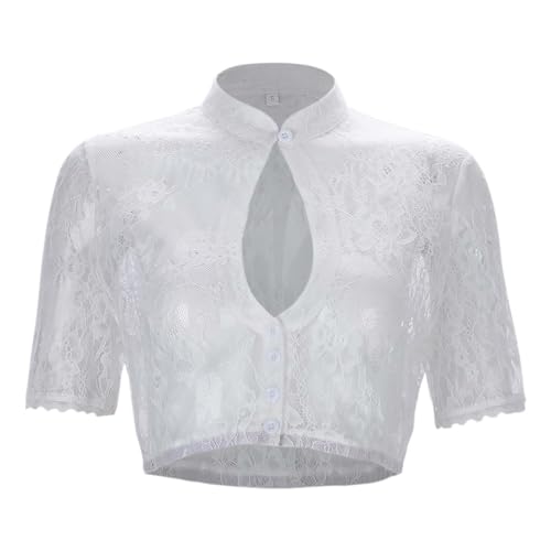 GFPGNDFHG Oktoberfest blusen für Frauen Bavarian Clothes Dirndl kostüm was Outfit top Damen Trachtenbluse Langarm Dirndlbluse ohne Spitze 48 October fest GFPGNDFHG Oktoberfest blusen für Frauen Bavarian Clothes Dirndl kostüm was Outfit top Damen Trachtenbluse Langarm Dirndlbluse ohne Spitze 48 October fest von GFPGNDFHG