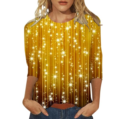 GFPGNDFHG Pullover Mit Pailletten Damen Oberteile Blusen & Tuniken Für Festlicher Glitzer Pulli Elegant Festlich von GFPGNDFHG