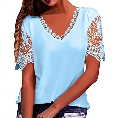 GFPGNDFHG tesettür Pullover v Ausschnitt Damen weiße Elegante Bluse kurzärmelige Bluse Damen Longtop Damen Sommer Damen Oberteile Tshirt Damen Sport Damen Bluse Langarm Damen Pullover lang elegant von GFPGNDFHG