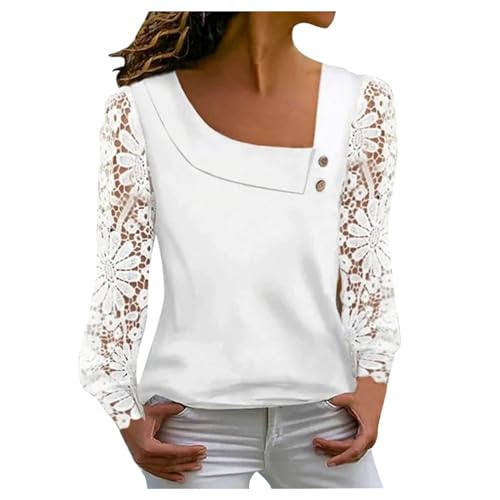 Hippie Bluse Damen Bluse, schwarzweiß Gemustert Figurumspielende Shirts Kurzarm leinenbluse weiß Damenkleider elegant BasicLongtop Jacke Sommer top Strickjacke von GFPGNDFHG
