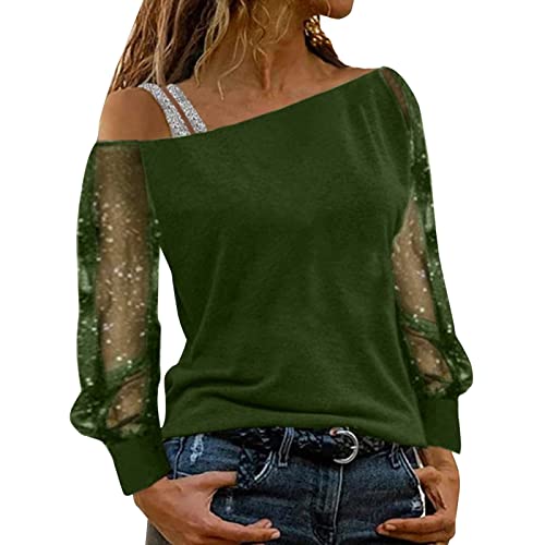 Lange Bluse Damen für Leggings Langarmbluse Damen Oberteil v Ausschnitt Damen Stillshirt Set White Crop top Oversize Shirt Damen Fishnet Shirt Bluse transparent Store Shirt Damen Oversize Sommer von GFPGNDFHG