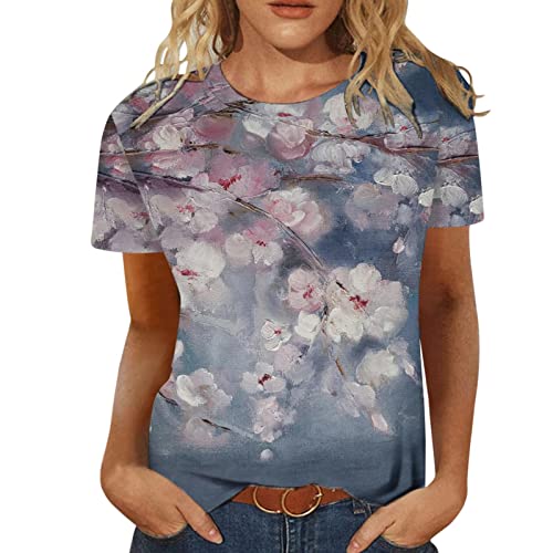 Pailletten Oberteil Silber Hemd Damen Kurzarm Longbluse Damen elegant Hippie Bluse Mode Damen lila Oberteil Umstandsmode Sport Damen Blumen Oberteil Over sizet Shirt Damen von GFPGNDFHG