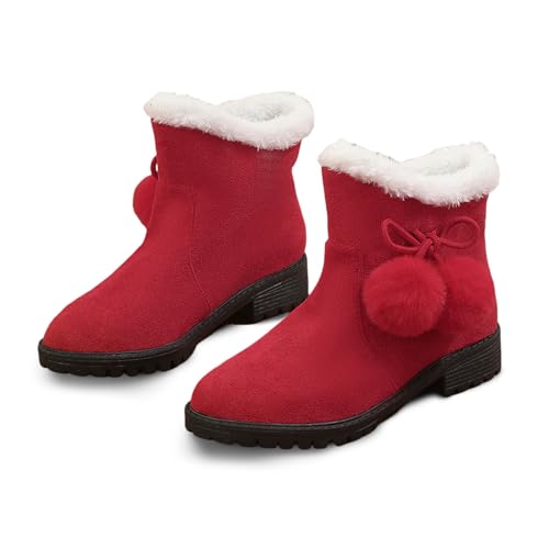 GFPGNDFHG Boots Damen Schwarz Winterschuhe Mit Absatz Wildleder Stiefeletten Gummistiefel Kurz Wasserdichte Schuhe Herren Braun Schwarze Stiefel von GFPGNDFHG