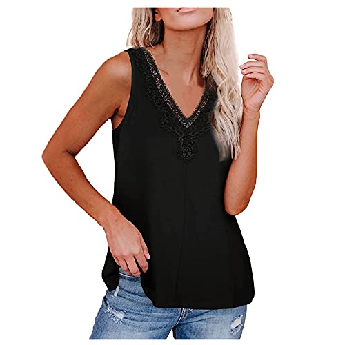 Tank Tops Sommer Oberteile Frauen bauchfrei Shirtjacke Damen Tshirt Damen Baumwolle Kurzarm tunikakleid schwarz Tops Damen Sommer bauchfrei Blazer blau Damen overzised t Shirt Frauen von GFPGNDFHG