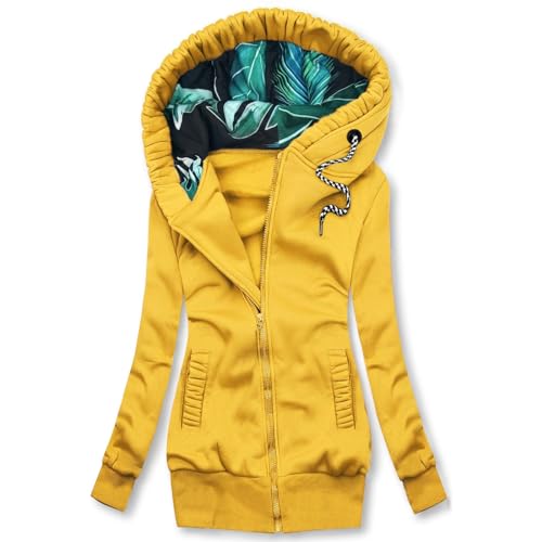 Tshirt Kleider Damen Oversize Damen Jacke mit Blumen Hemd Schulterfrei Damen Damen Langarmshirt Sexy Neon Pullover Zipper Hoodie y2k Jacke Damen Sweatjacke Hoodie Kapuzen Sweatshirt Damen Hoodie von GFPGNDFHG