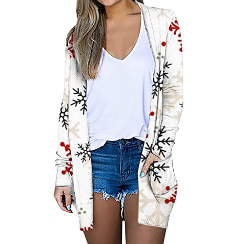 Weihnachten Winterjacke Damen Grosse Grössen Weihnachtspullover Demonia Shaker Joggingjacken Frauen Crewneck S'Questo Oversize Cardigan Damen Mode Winter Hoodie Damen GefüTtert Riesen Hoodie von GFPGNDFHG