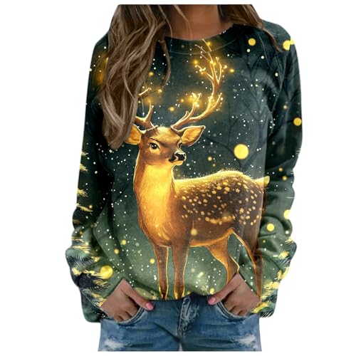 GFPGNDFHG Weihnachts Pullis Damen Weihnachten Wichtel Y2k Pullover Kleid Teenager Mädchen Hoodie Reißverschluss Weihnachtspullover & Strickjacken Für Hoodies von GFPGNDFHG