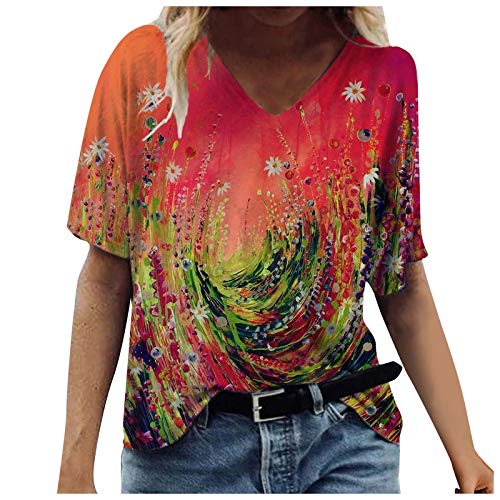 leinenbluse damen oversize winzerbluse schwarze bluse damen kurzarm crisscrosstop top vorne kurz hinten lang blusentop damen sommer damen tops sommer elegant damenbluse leoprint tshirt druck damen von GFPGNDFHG