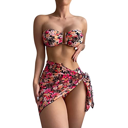 uv Shirt Damen Kurzarm Badeanzug one Shoulder Swimwear Bikini Hose high Waist Bikini Set Bikini große größen Damen Bikini XXL bademode bademode bauchweg Monokini von GFPGNDFHG