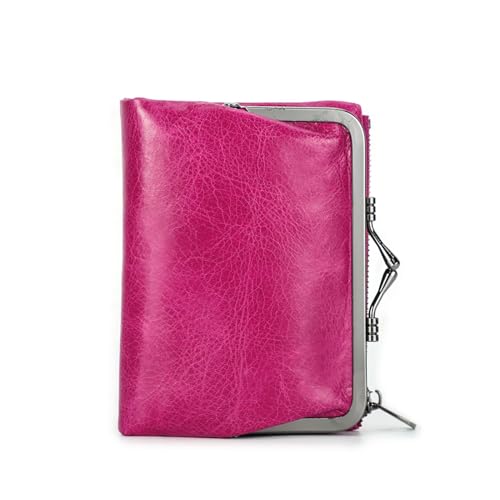 GFPHBJ Damen Geldbörse Mode Echtes Leder RFID-Blockierung Metallclip Reißverschluss Portemonnaie,C GFPHBJ Damen Geldbörse Mode Echtes Leder RFID-Blockierung Metallclip Reißverschluss Portemonnaie,C von GFPHBJ