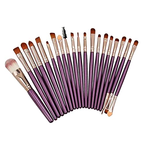 20 Stücke Pro Make-Up Pinsel Make-Up Pinsel Set Professionelle Lila Rose Gold Make-Up Pinsel Set Lidschatten Mascara Pinsel Schönheit Werkzeuge von GFRGFH