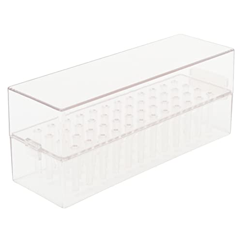 Nagelbohrer-Halter, Acryl-Nagel-Dill-Bit-Halter, Organizer, Bohrer-Bits, Display-Aufbewahrungsbox, Transparenter Nagel-Bit-Behälter, 48 Löcher von GFRGFH