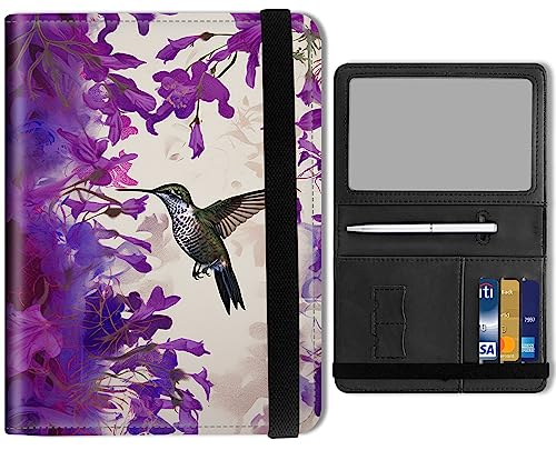 GFRGTFHYT Reisepasshülle, Reisepass- und Impfkarten-Etui, Reisepasshülle mit Impfkartenschlitz, PU-Leder, Reisepasshülle für Damen und Herren, Violette Blume, Passport Holder, Minimalistisch GFRGTFHYT Reisepasshülle, Reisepass- und Impfkarten-Etui, Reisepasshülle mit Impfkartenschlitz, PU-Leder, Reisepasshülle für Damen und Herren, Violette Blume, Passport Holder, Minimalistisch von GFRGTFHYT