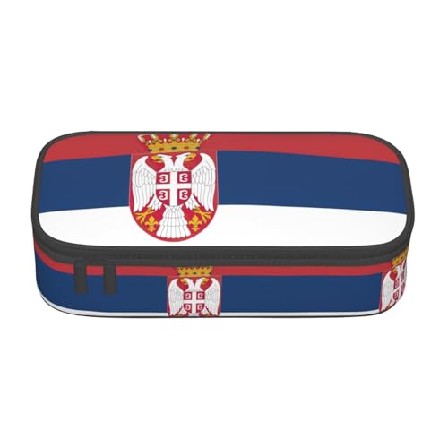 GFXEDSAH Stilvolle und funktionale Federmäppchen, klein, aber geräumig, ideal für Reisen oder den täglichen Gebrauch, Schwarz , Einheitsgröße, Kosmetiktasche von GFXEDSAH