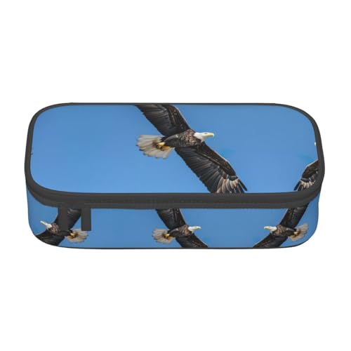 GFXEDSAH Stilvolle und funktionale Federmäppchen, klein, aber geräumig, ideal für Reisen oder den täglichen Gebrauch, Schwarz , Einheitsgröße, Kosmetiktasche von GFXEDSAH