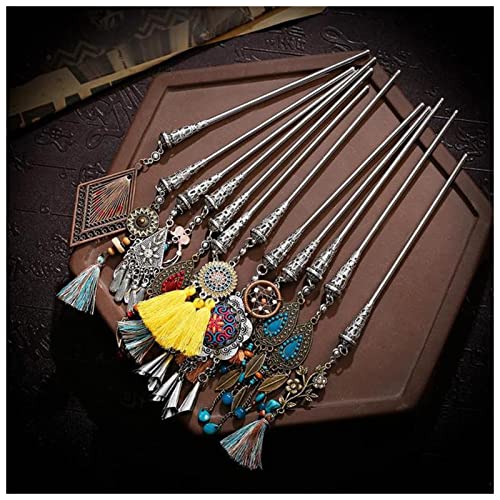 Haarklammer 12 teile/los Zufällige Mischung Haarnadel Haarschmuck for Mädchen Kopfschmuck Tiara for Haare Frau Schmuck Vintage Boho Sticks Silber Farbe Haarklammer Groß Haarklammer 12 teile/los Zufällige Mischung Haarnadel Haarschmuck for Mädchen Kopfschmuck Tiara for Haare Frau Schmuck Vintage Boho Sticks Silber Farbe Haarklammer Groß von GFYHTN