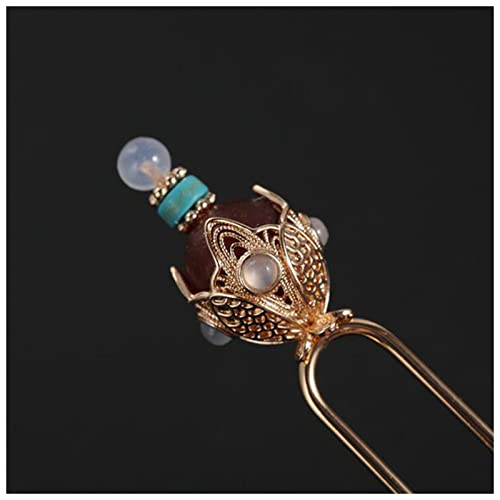 Haarklammer 22 damen retro floral haarnadel pearl haarnadelclip klassische haarnadel haarnadelschmuck zubehör Haarklammer Groß(13) von GFYHTN